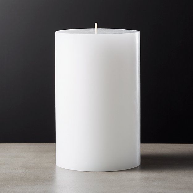 WHITE PILLAR CANDLE thumbnail 3