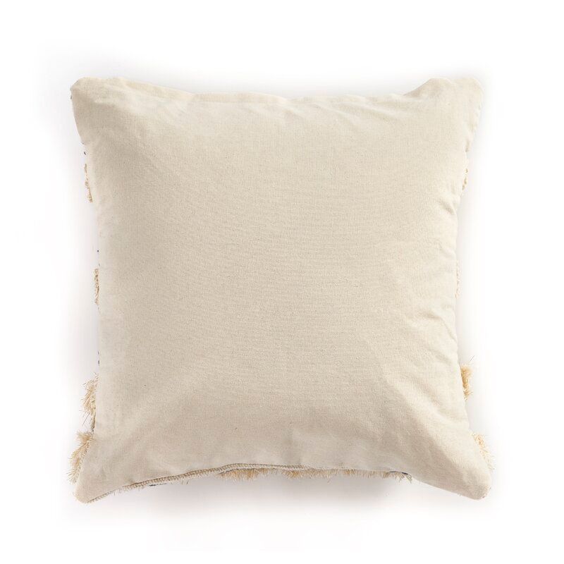 Ralon Luxury Cotton Throw Pillow With Insert-20"x20" thumbnail 2