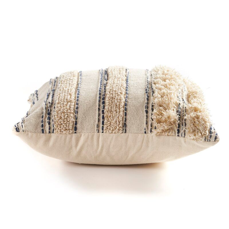 Ralon Luxury Cotton Throw Pillow With Insert-20"x20" thumbnail 5