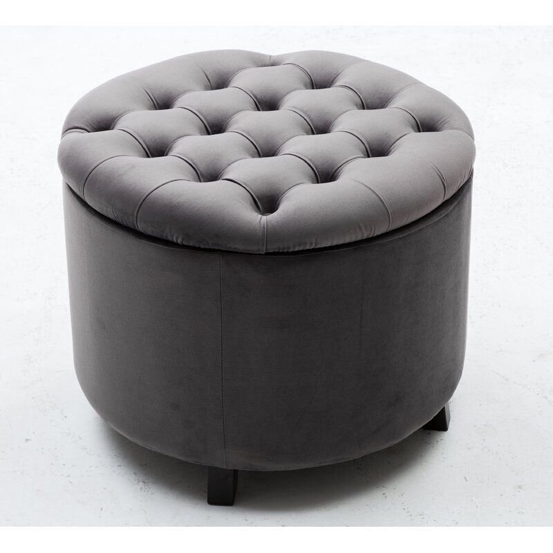 Fostoria Tufted Storage Ottoman thumbnail 4