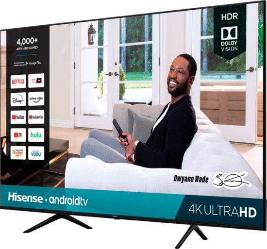 Hisense Class H65 Series LED 4K UHD Smart Android TV thumbnail 2