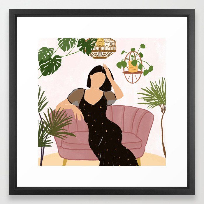 Stars Keeper Art Print With Frame thumbnail 2