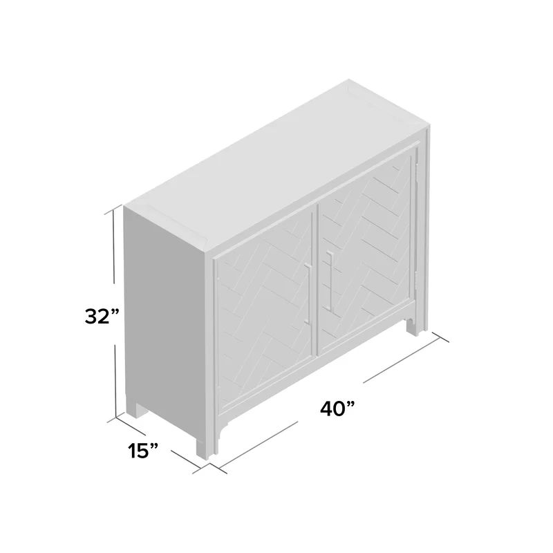 2 Door Accent Cabinet thumbnail 7