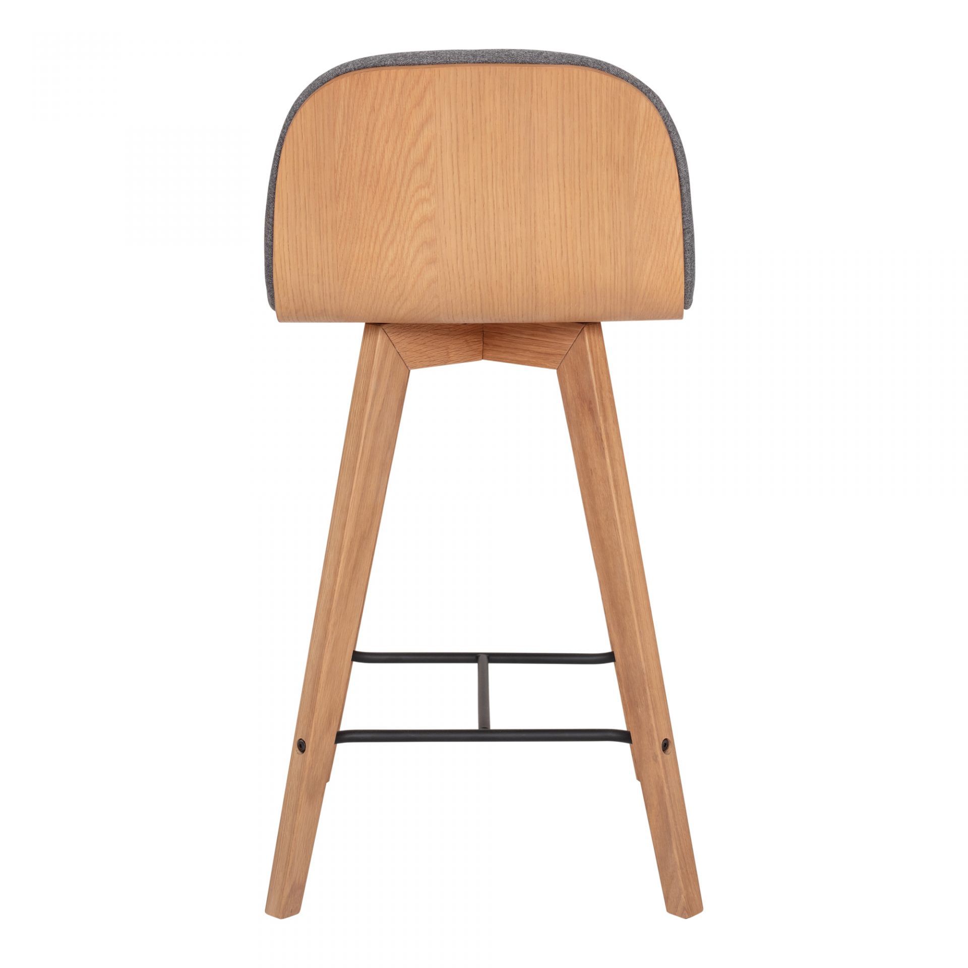 Freya Grey Fabric Counter Stool thumbnail 3