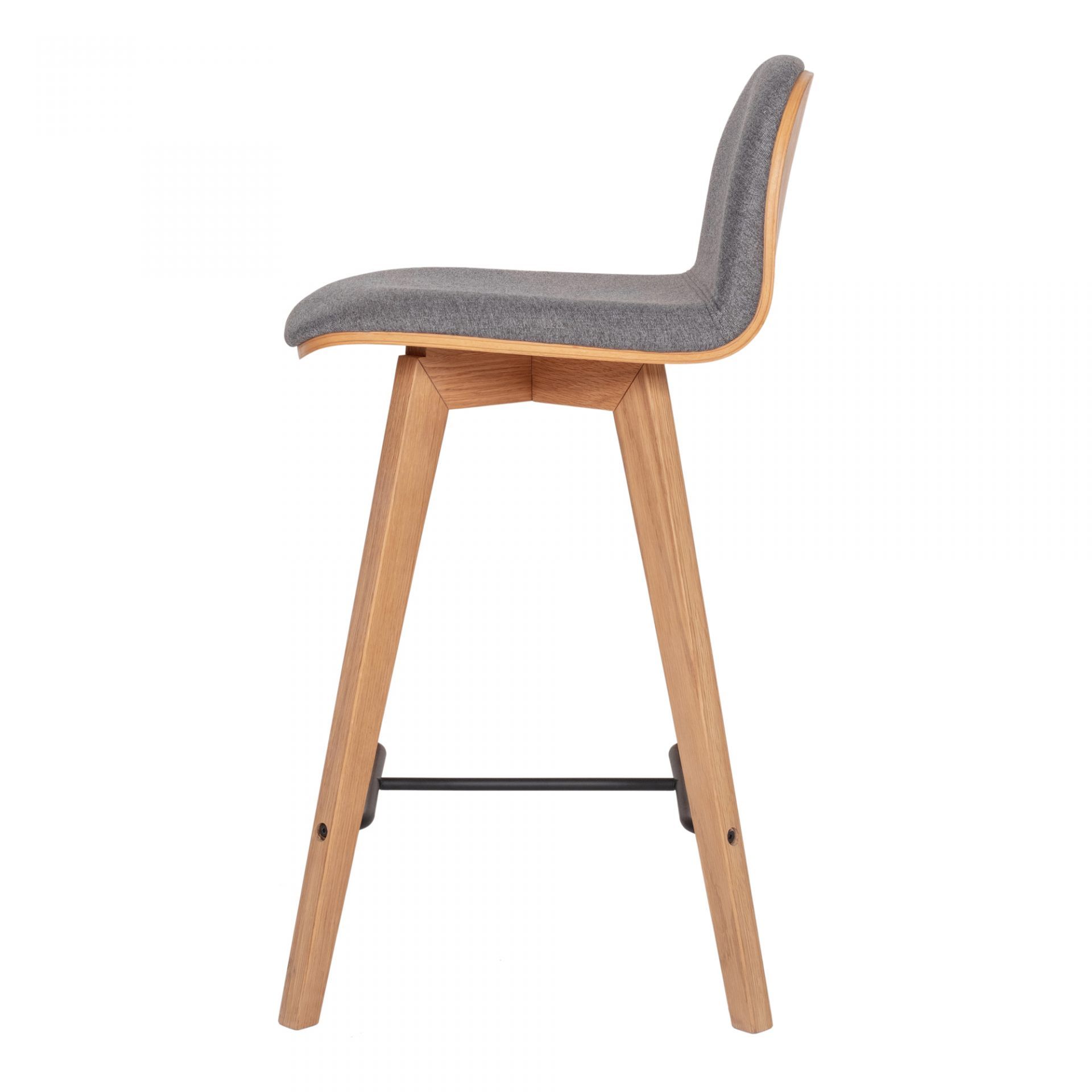 Freya Grey Fabric Counter Stool thumbnail 5