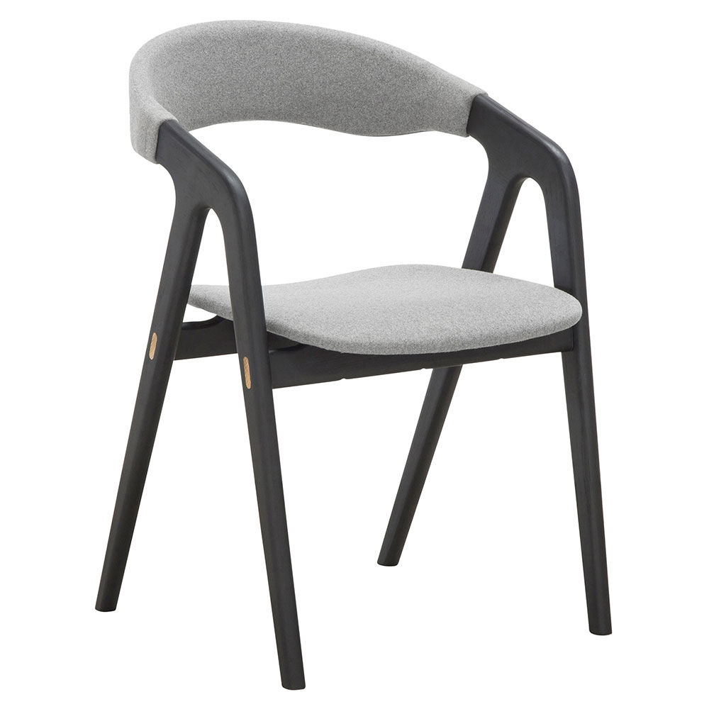 Kaede Dining Chair Black Oak thumbnail 2