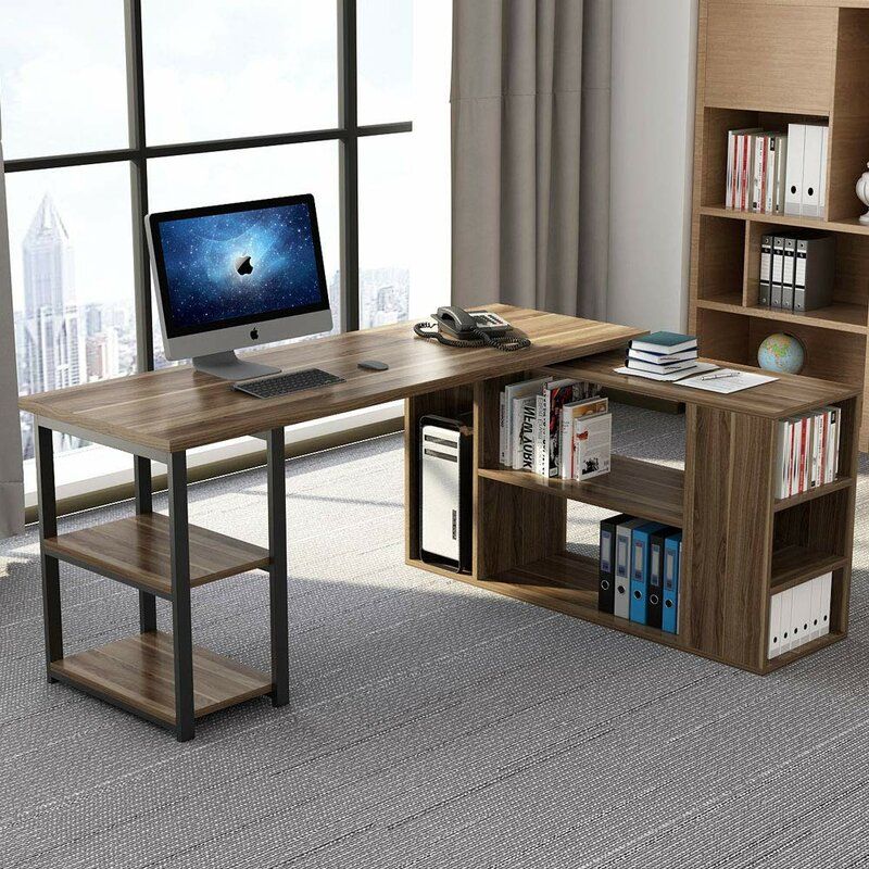 Alphones Reversible L Shape Desk thumbnail 2