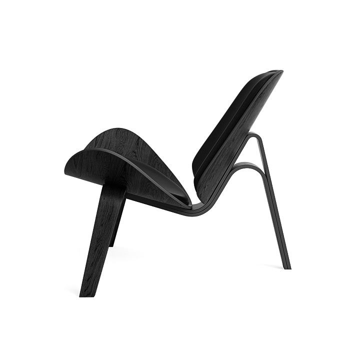 Black Vita Lounge Chair in Onyx  thumbnail 3
