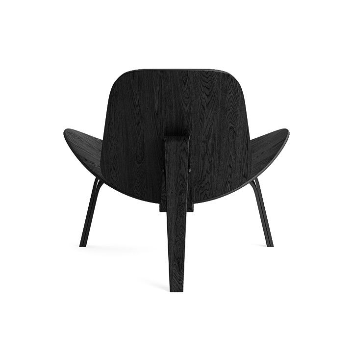 Black Vita Lounge Chair in Onyx  thumbnail 5