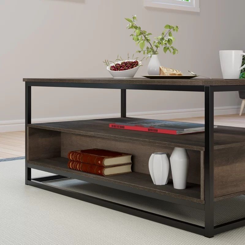 Southside Frame Coffee Table with Storage thumbnail 2