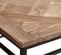 Parquet Rectangular Reclaimed Wood Coffee Table (54") thumbnail 4