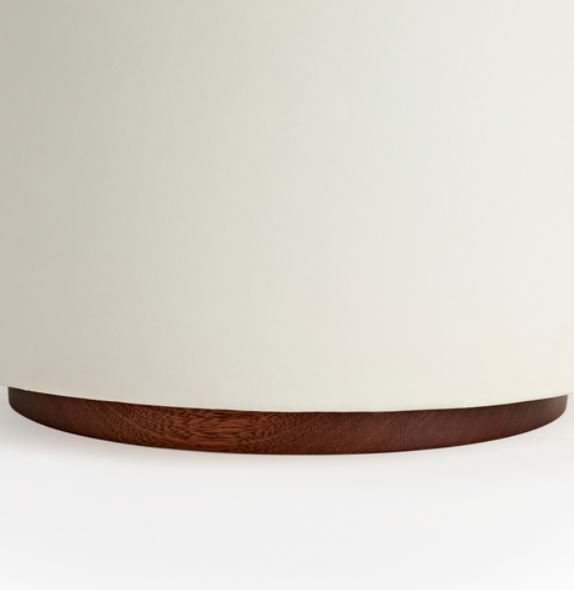 MODERNICA SMALL CYLINDER PLANTER WITH WALNUT BASE thumbnail 2