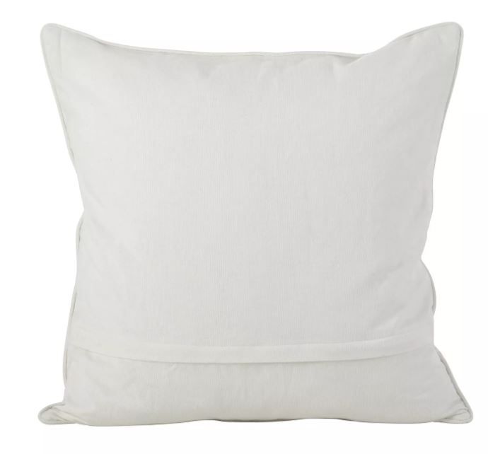 Down Filled Metallic Diamond Design Throw Pillow With Insert-18"x18" thumbnail 2