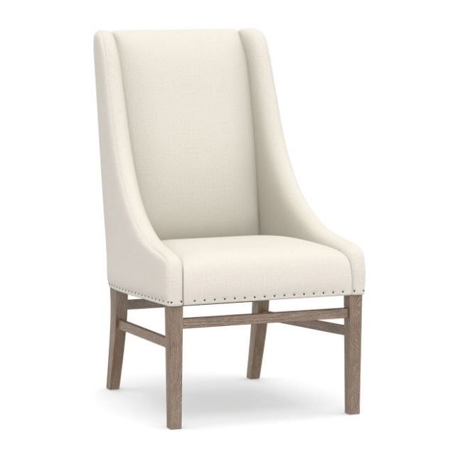 Milan Slope Upholstered Dining Armchair thumbnail 3