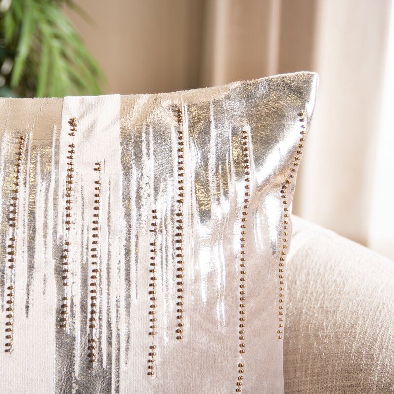 Alyson Abstract Throw Pillow With Insert-18"x18" thumbnail 2