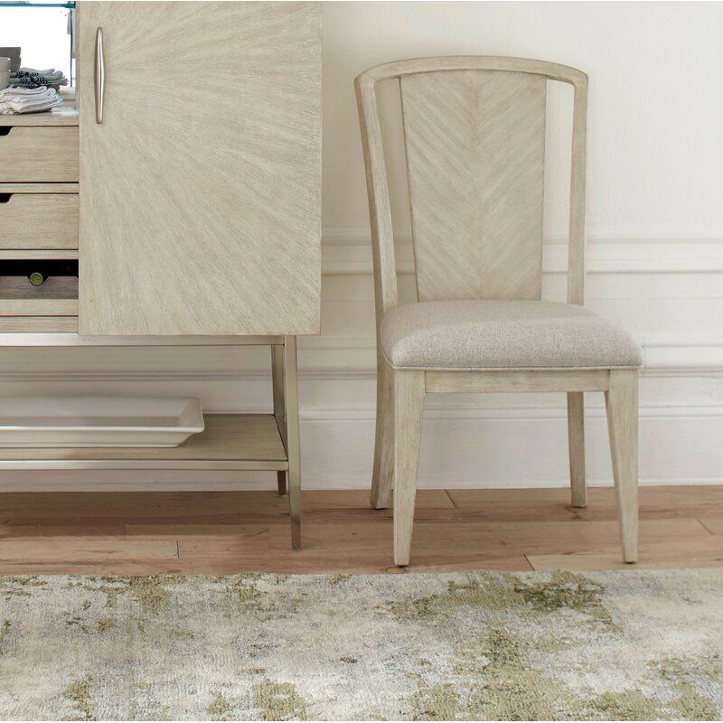 Raf Upholstered Slat Back Side Chair thumbnail 3