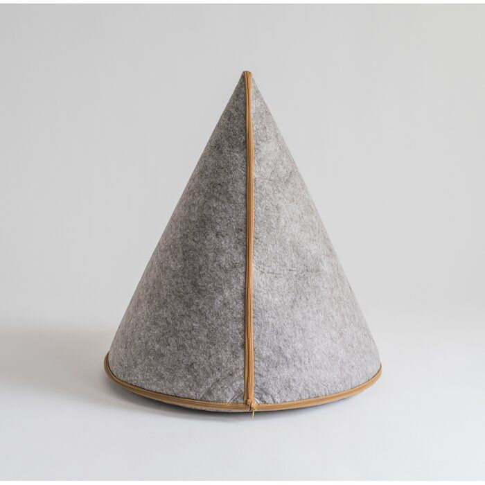 Boissonneault Felt Pet Cave Lucy Hooded Dog Bed thumbnail 2