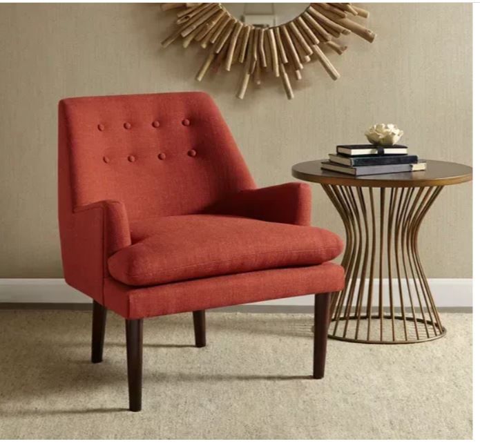 Customer Foxshire Red Accent Chair thumbnail 2