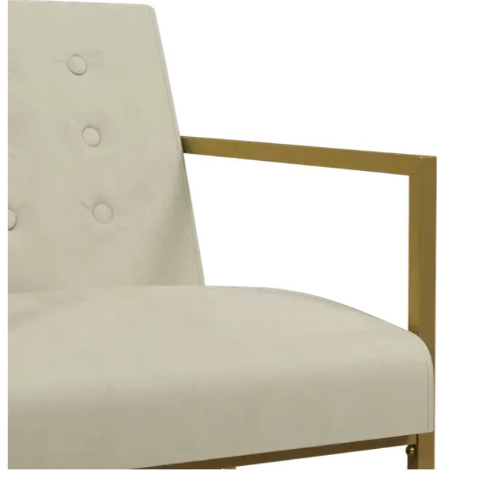 Customer CosmoLiving Lexington Park Modern Chair Beige thumbnail 4