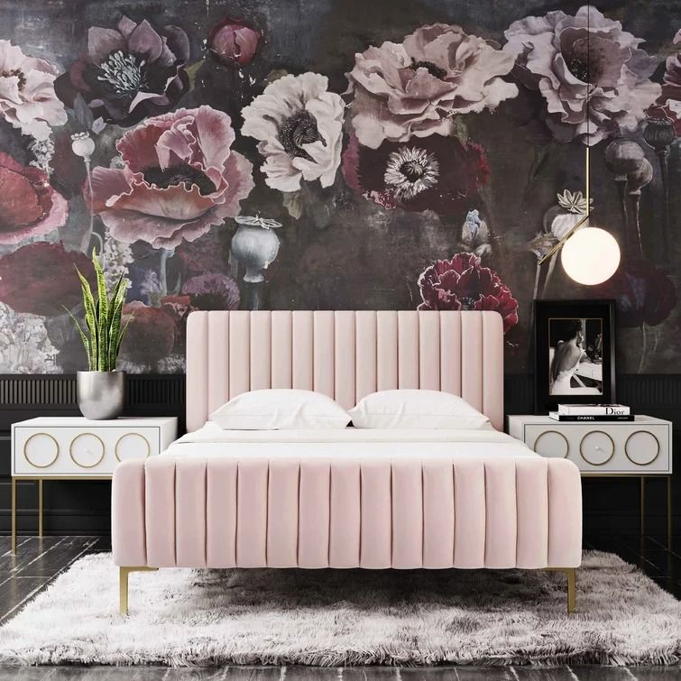 Elysian Tufted Upholstered Platform Bed-King thumbnail 2