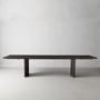 Knife Edge Extendable Dining Table, Rectangular, 96 - 132, Wood thumbnail 3