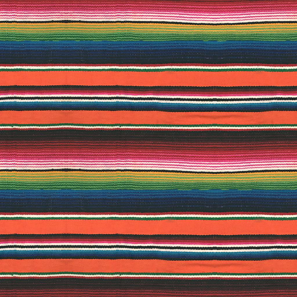 Beautiful Mexican Serape Throw Pillow With Insert-20"x20" thumbnail 3