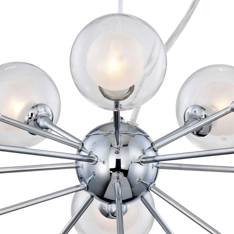 Possini Euro Spheres 15-Light Sputnik Glass Pendant thumbnail 2