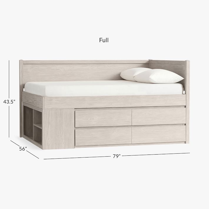 Costa Captains Corner Bed White-Twin thumbnail 3