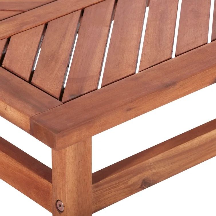 Harbison Acacia Solid Wood Coffee Table thumbnail 5
