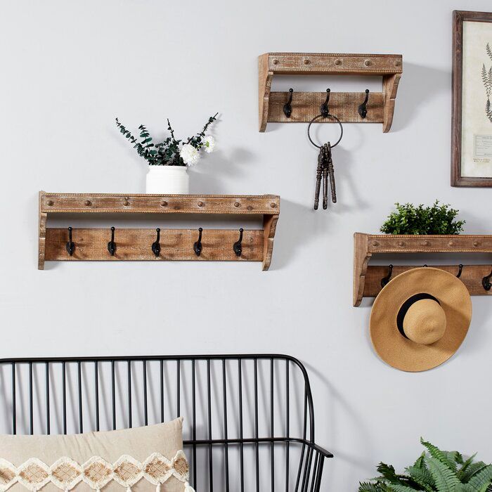 Alcanza Solid Wood Hook Wall thumbnail 5