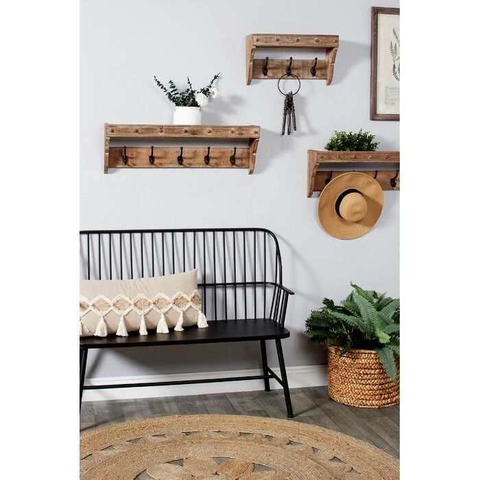 Alcanza Solid Wood Hook Wall thumbnail 4