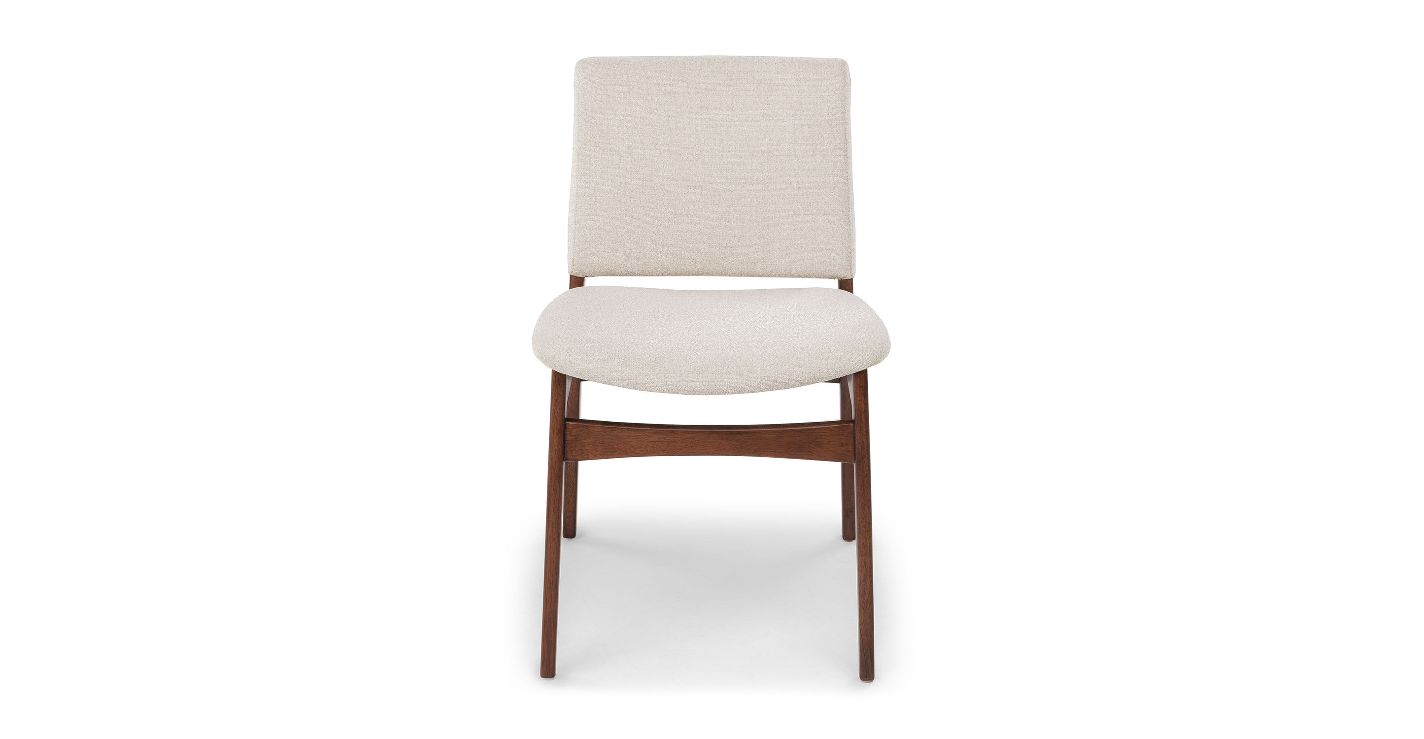Nosh Chalk Gray Walnut Dining Chair Set Of 2 thumbnail 3