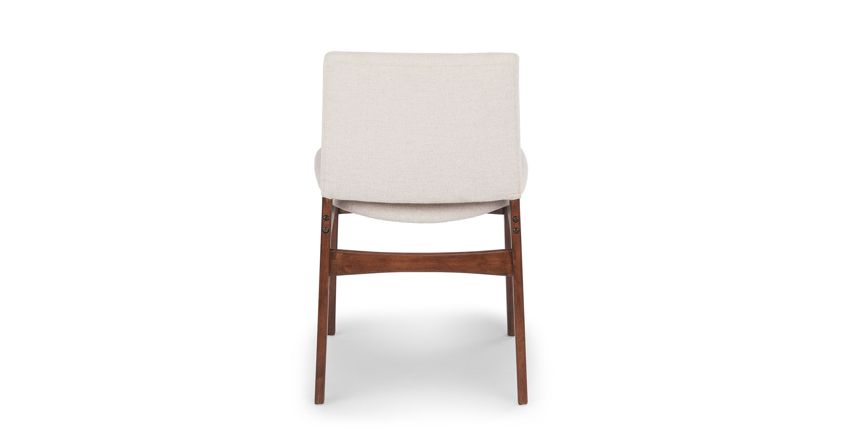 Nosh Chalk Gray Walnut Dining Chair Set Of 2 thumbnail 5