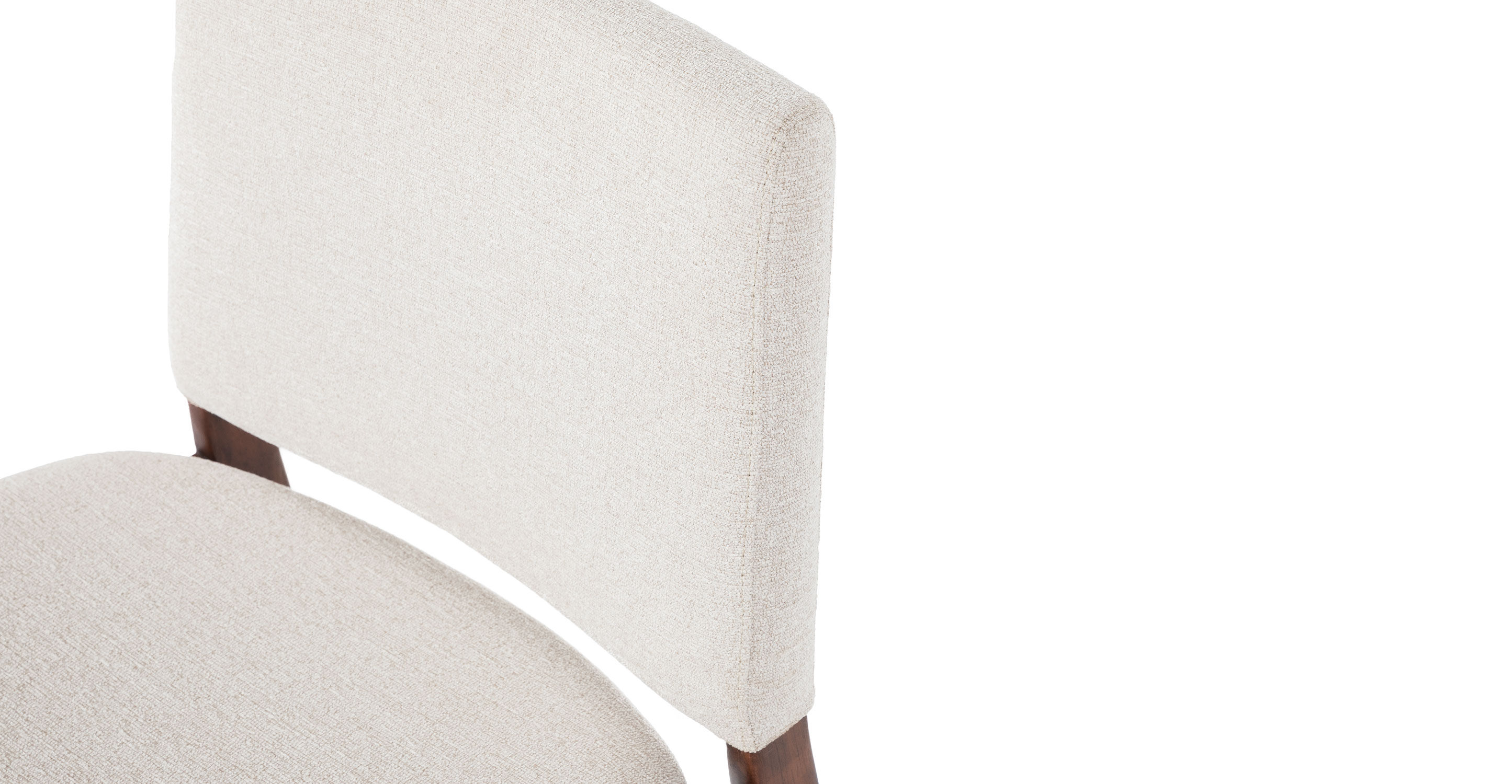 Nosh Chalk Gray Walnut Dining Chair Set Of 2 thumbnail 7
