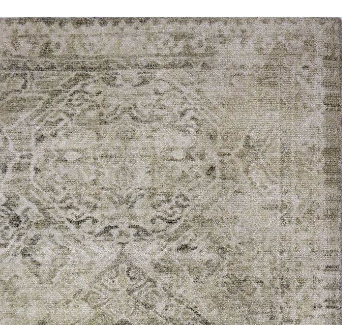 Jade Printed Handwoven Rug thumbnail 2