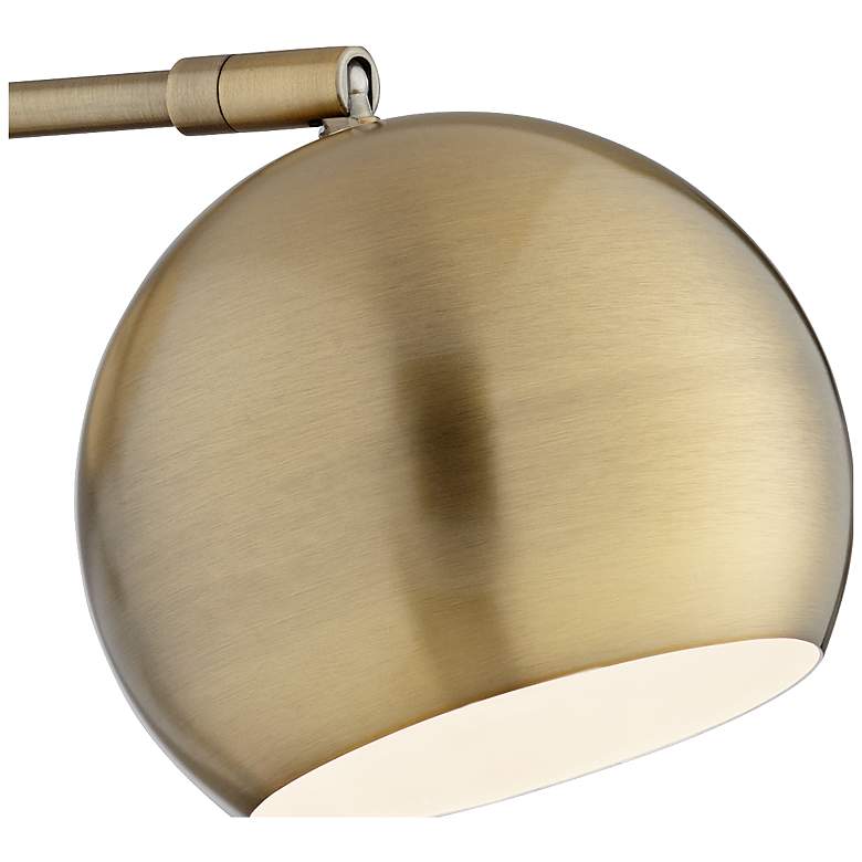 Selena Brass Sphere Shade Wall Lamps Set of 2 thumbnail 2
