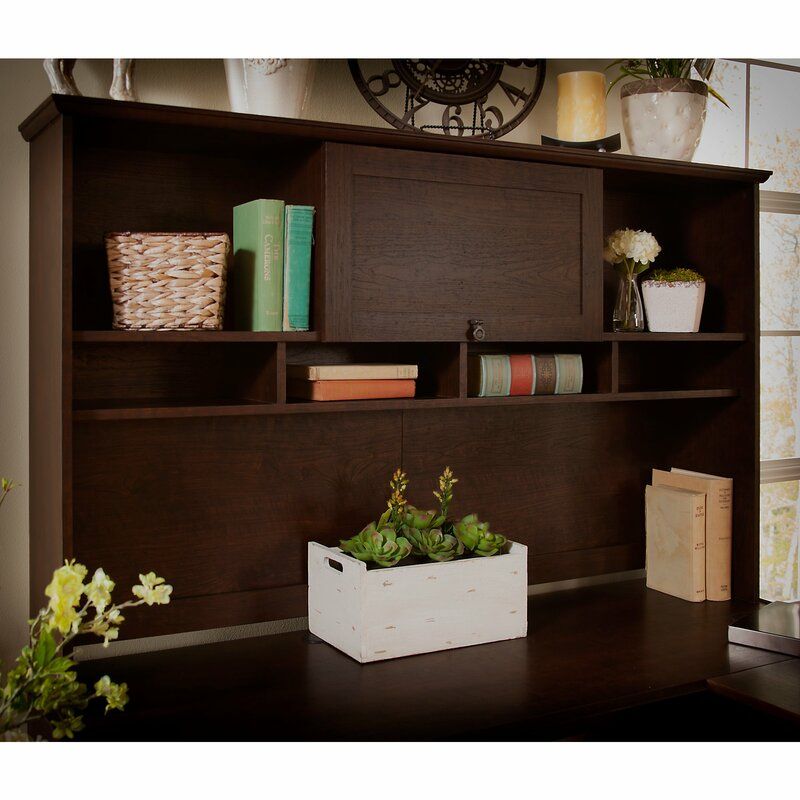 Fralick Reversible Executive Desk with Hutch thumbnail 3