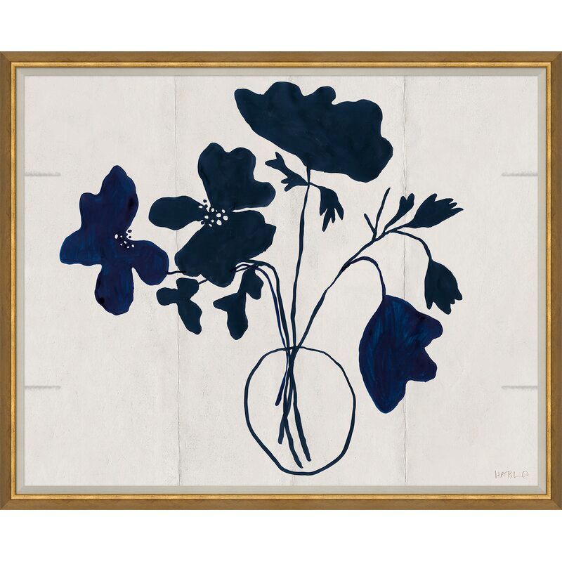 Susan Hable Anemone Picture Print on Paper With Frame thumbnail 3