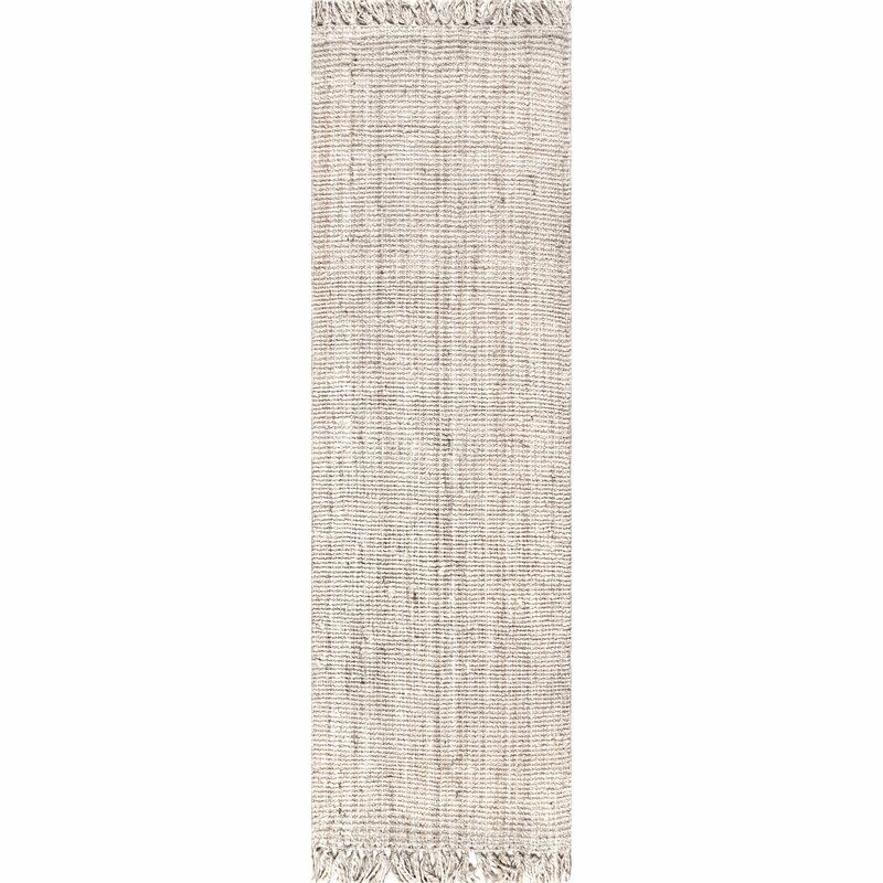 Gia Handmade Flatweave Jute Sisal Off White Area Rug-2'6"x10' thumbnail 6