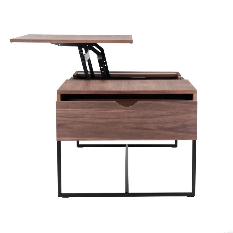 Lift Top Frame Coffee Table with Storage thumbnail 4