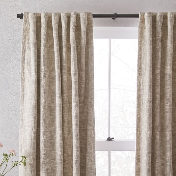 Cotton Textured Weave Curtain thumbnail 2