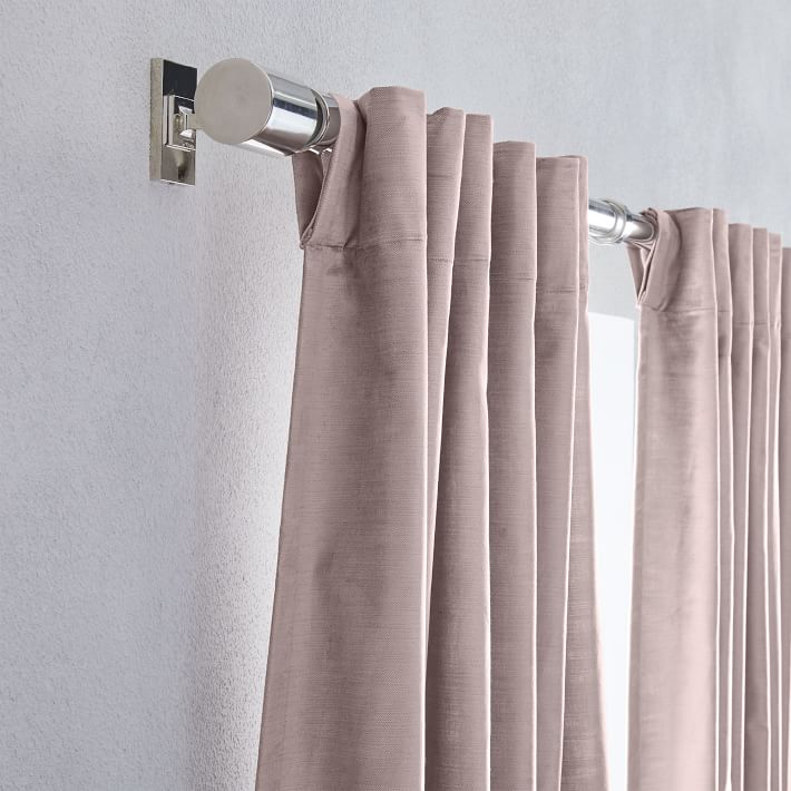 Luster Velvet Curtain Dusty Blush thumbnail 3