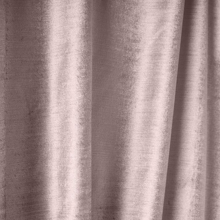 Luster Velvet Curtain Dusty Blush thumbnail 4