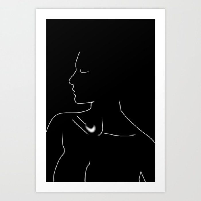 Female Art Print un frame thumbnail 2