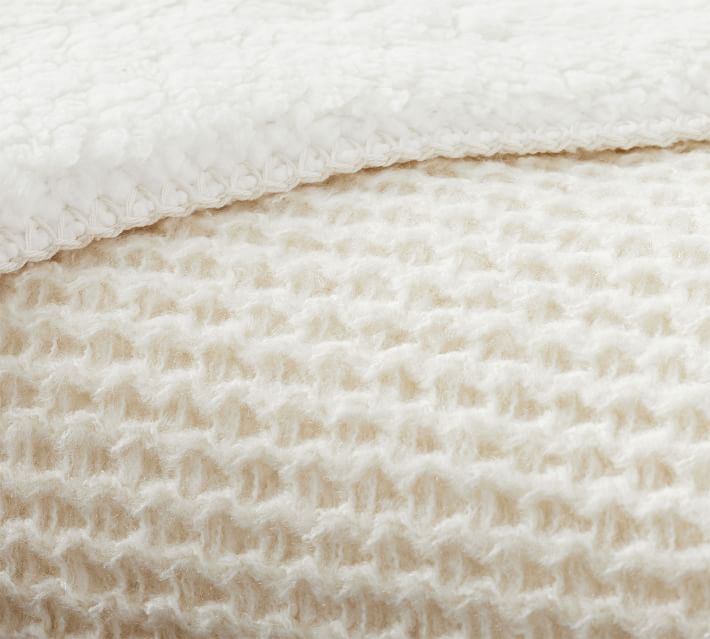 Thermal Sherpa Back Knit Throws thumbnail 3