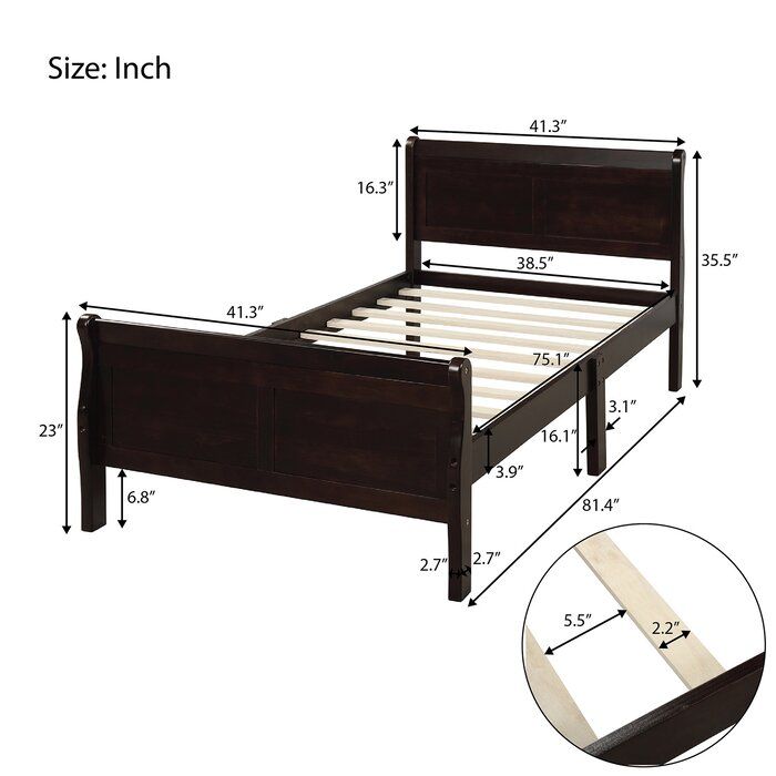 Baycroft Twin Platform Bed thumbnail 4