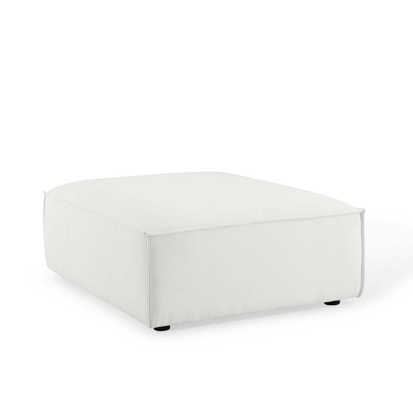 Tressor Ottoman - White thumbnail 2
