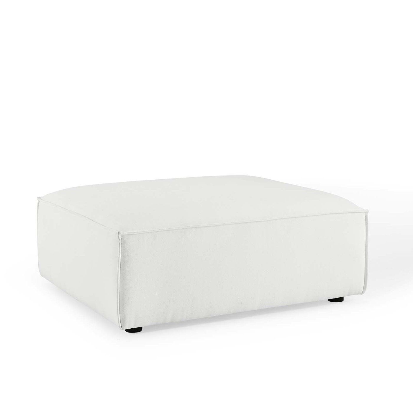 Tressor Ottoman - White thumbnail 4