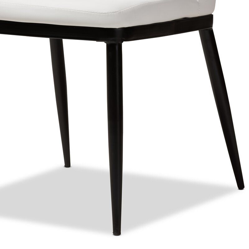 Regnier Upholstered Parsons Chair thumbnail 2
