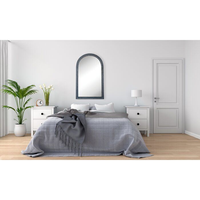 Rodanthe Distressed Wood Framed Traditional Full Length Mirror thumbnail 2
